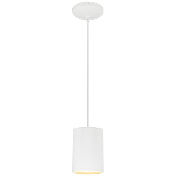 Access Lighting Pilson, LED Pendant, Matte White Finish, Steel 29000LEDDLP-MWH-C - main